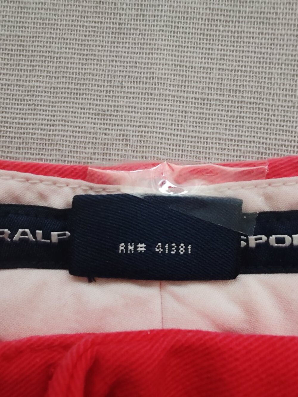 Ralph Lauren Sport Women's Red Chino Shorts Size 8 Cotton Classic Preppy - Picture 7 of 12